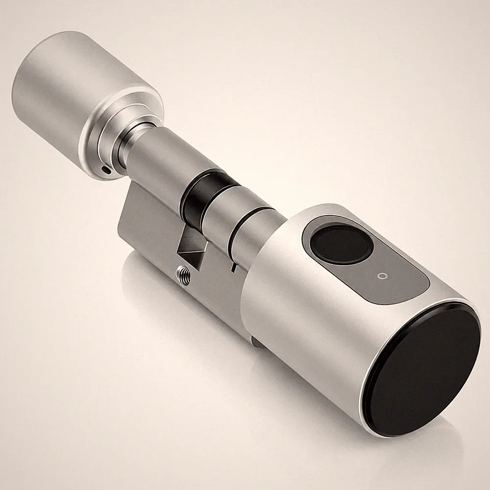 4in1 Smart Tür Schließzylinder Fingerabdruck Karten Passwort Türschloss 55‑75mm