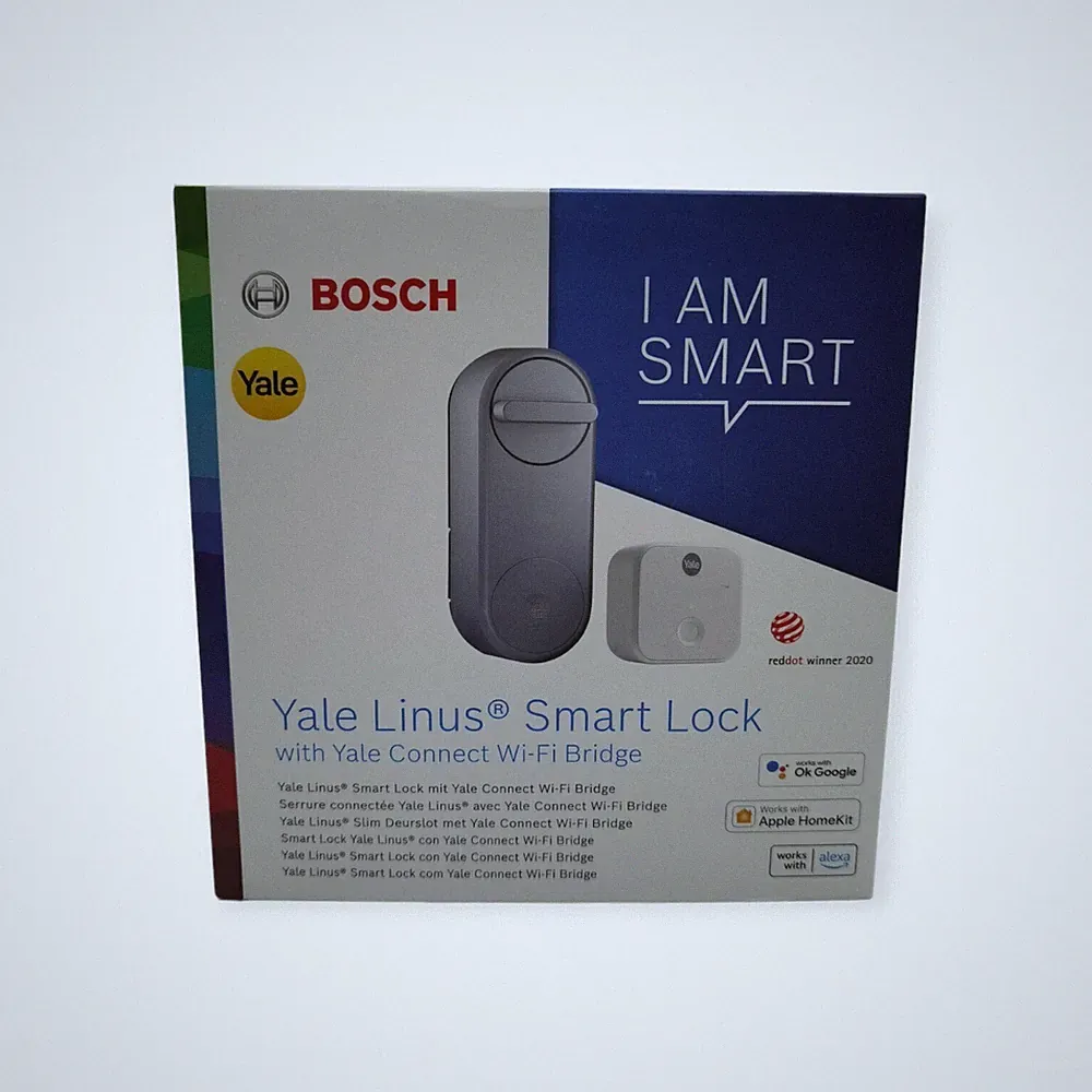 A17 Bosch Smart Home Yale Linus Smart Lock Türschloss inkl. WiFi Bridge