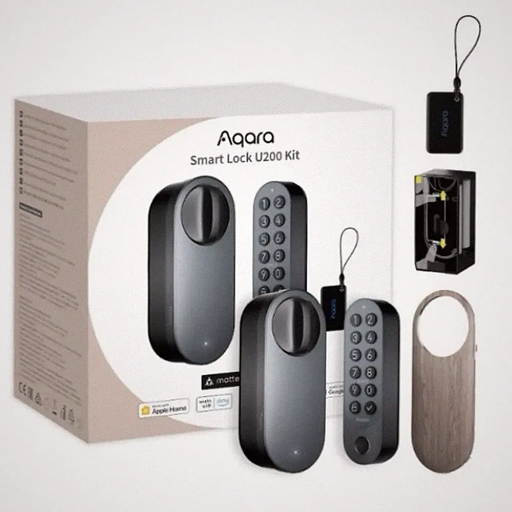 Aqara Smart Lock U200 Kit - Türschloss mit Keypad + gratis Fob und Zubehör NEU