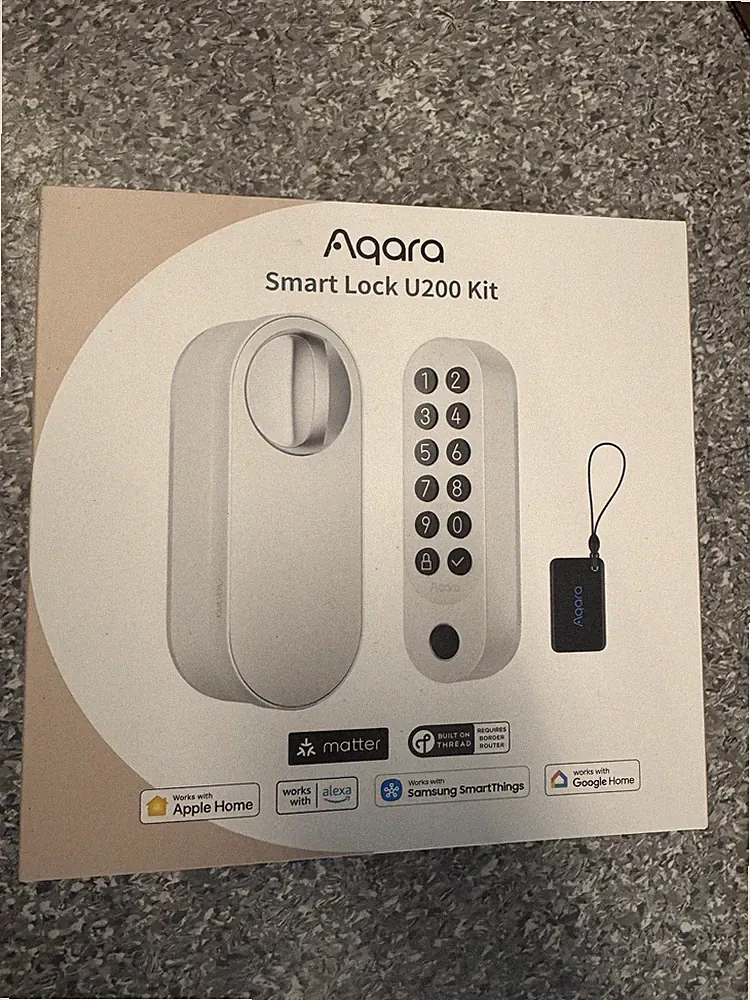 Aqara Smart Lock U200 Kit weiß– Zubehör , Homekey Matter