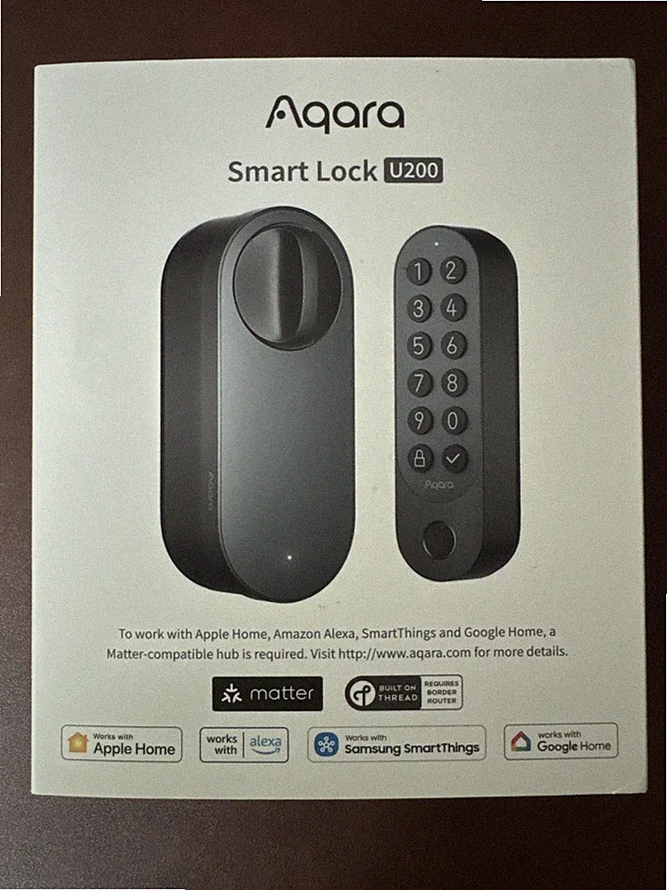 Aqara Smart Lock U200 (mit Fingerabdruck) Matter over Thread Smartes Türschloss