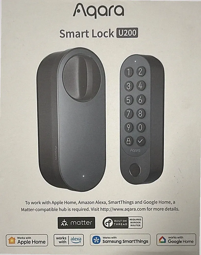 Aqara Smart Lock U200 mit Fingerabdruck Smartes Türschlosss Matter Over Thread