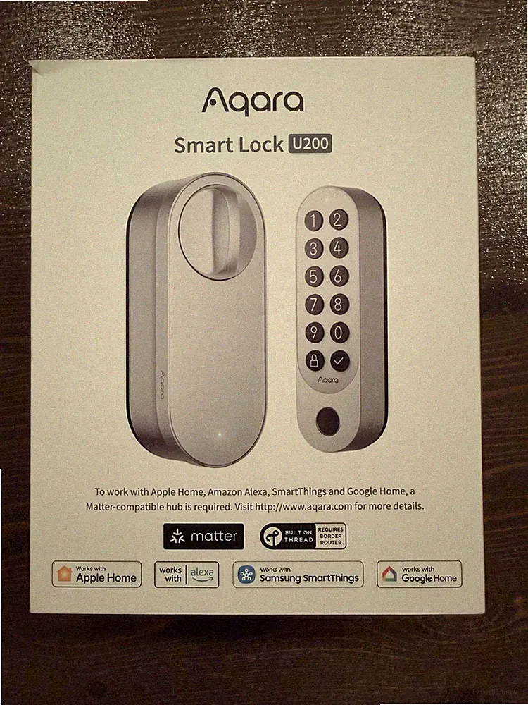 Aqara Smart Lock U200 Silber NEU OVP Matter Thread Apple Home Key NFC Keypad