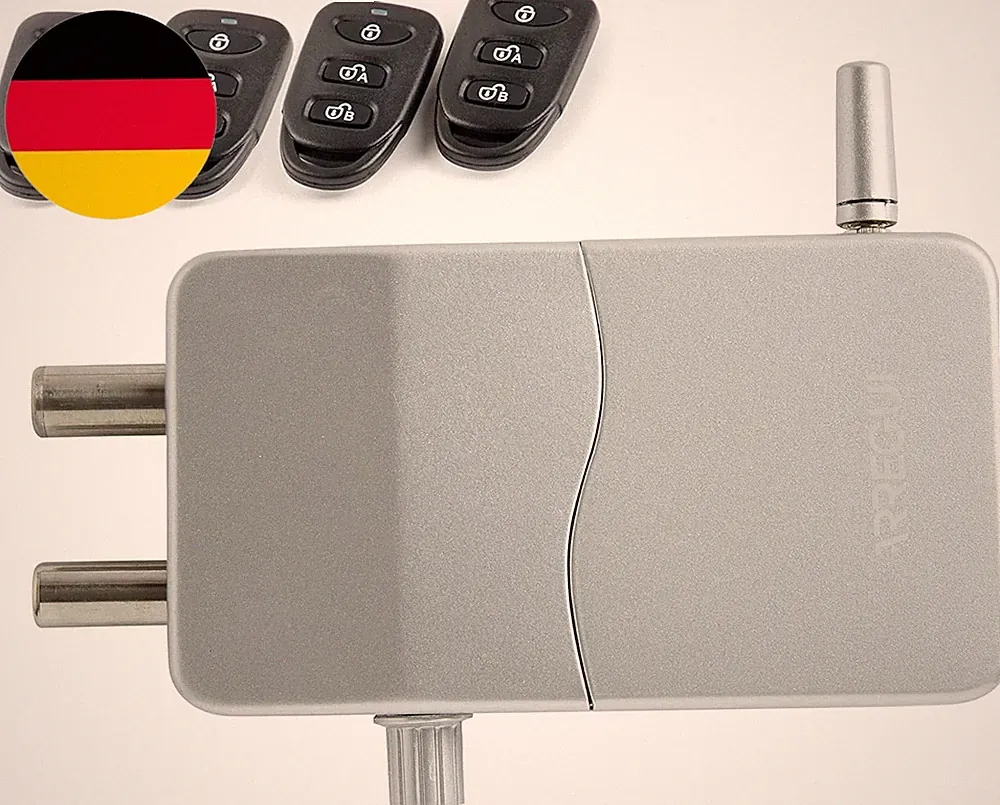 ARREGUI CI10P-AL Unsichtbares Türschloss Mit Alarmanlage Und 4 Fernbedienungen