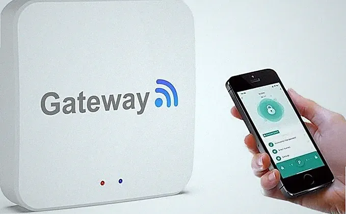 Bluetooth WiFi Gateway Hub Fernbedienung Smart Türschloss Arbeit mit Smart Life App