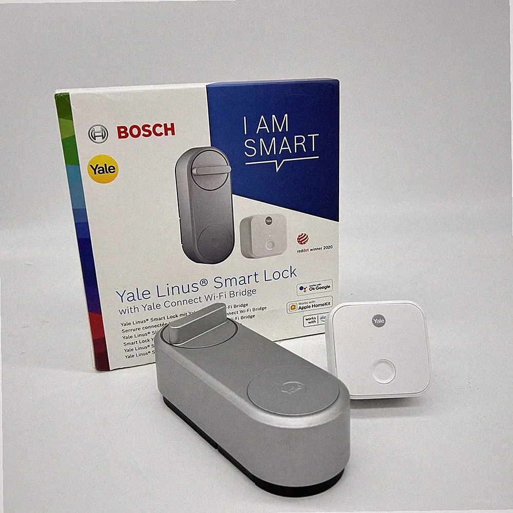 Bosch Smart Home, Yale Linus® Smart Lock, Türschloss inkl. WiFi Bridge, kompatib
