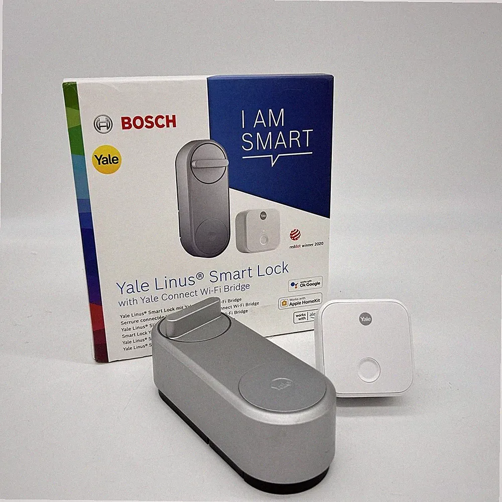 Bosch Smart Home, Yale Linus® Smart Lock, Türschloss inkl. WiFi Bridge, kompatib