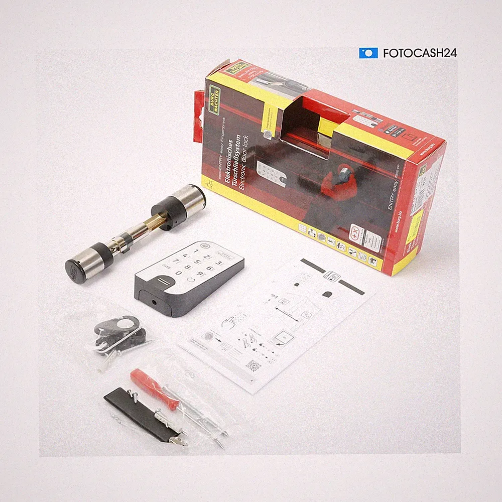 Burg Wächter ENTRY easy 7602 FP Fingerprint-Smartlock... + Defekt (291867)