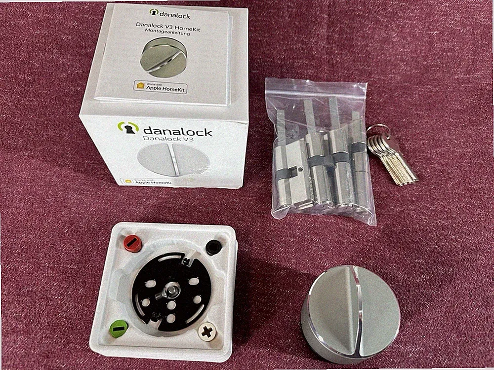 Danalock V3 HomeKit Smart Lock silber Bluetooth