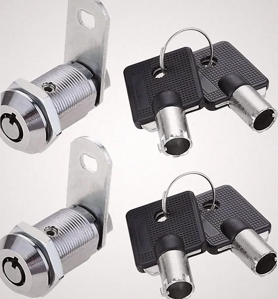 DRELD 2 Set Röhrenförmiges Nockenschloss 27Mm Tubular Cam Lock Rohrnockenschloss