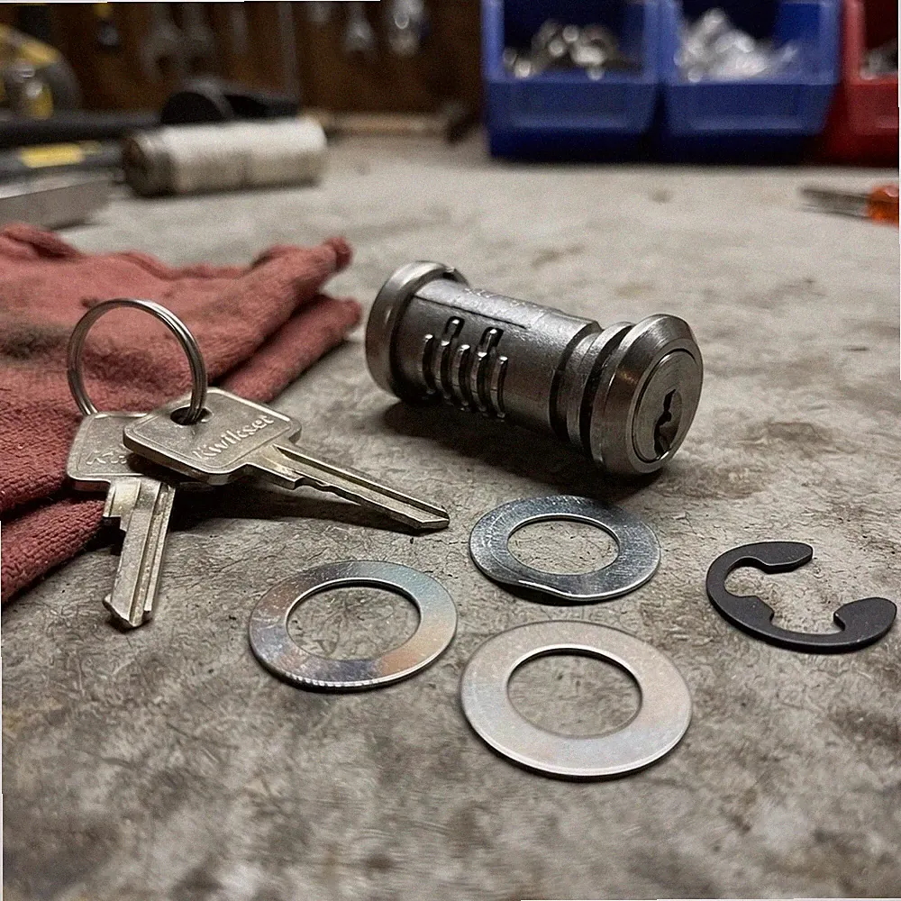 Easy Install Wohnwagen Türschloss Lauf - 2 Präzisionsschlüssel für Caraloc 640/700/400