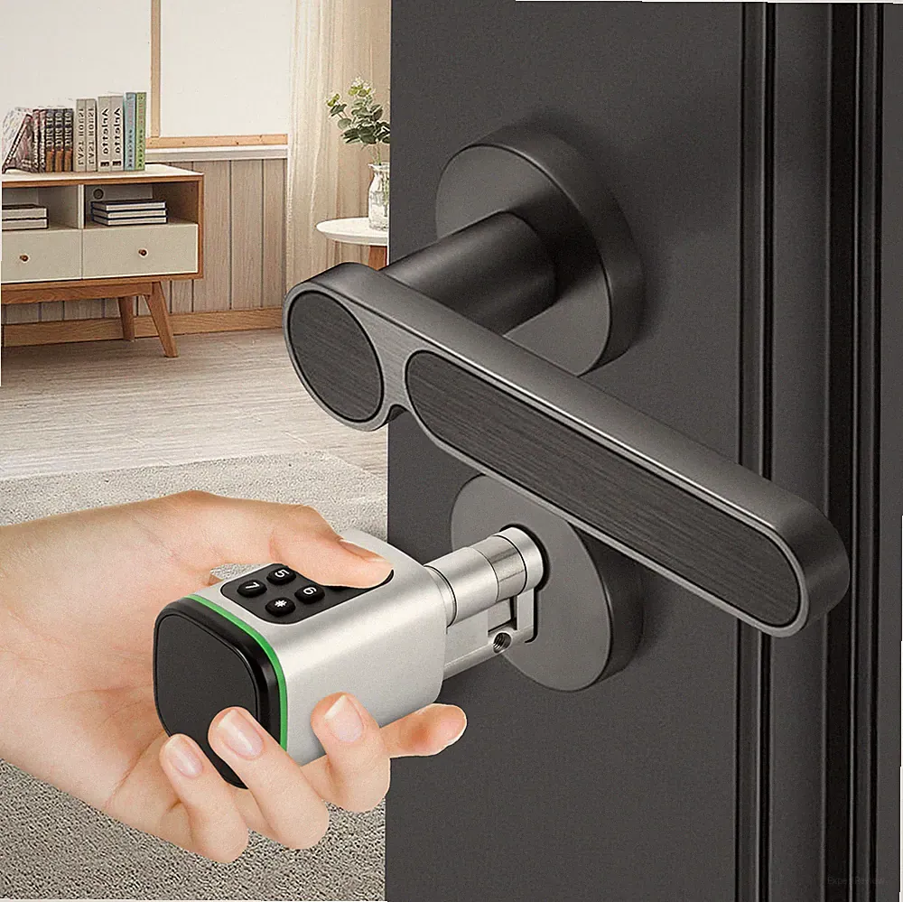 Elektronisches Intelligentes Code Türschloss Für Zuhause Smart Zylinderschloss