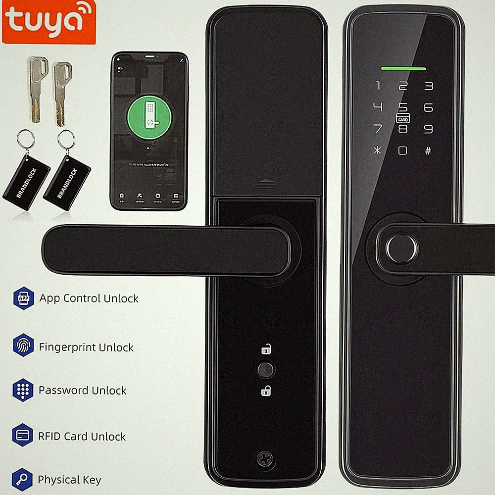 Elektronisches Türschloss Fingerabdruck Smart Türöffner Secuentry Lock Mit App