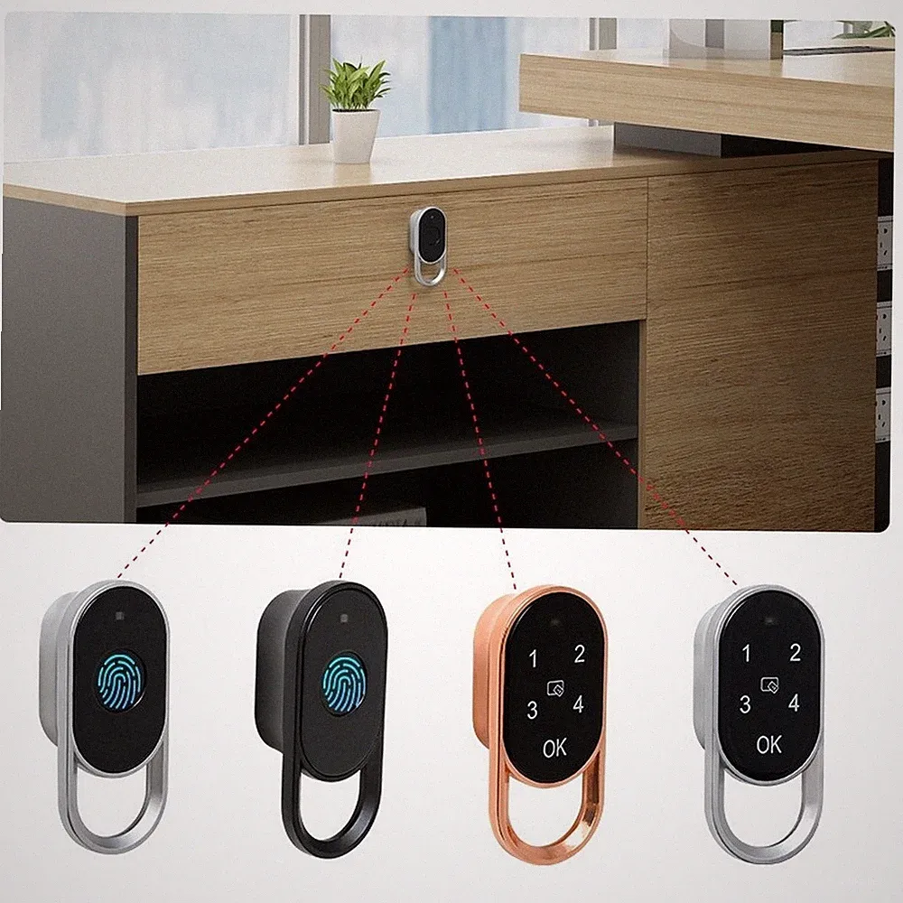 Elektronisches Türschloss mit verstellbarem Auto Lock Timer und Dual Power Unte