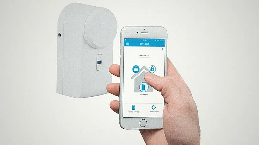 Eqiva BLUETOOTH® Smart Türschlossantrieb mit App-Steuerung, Key-BLE