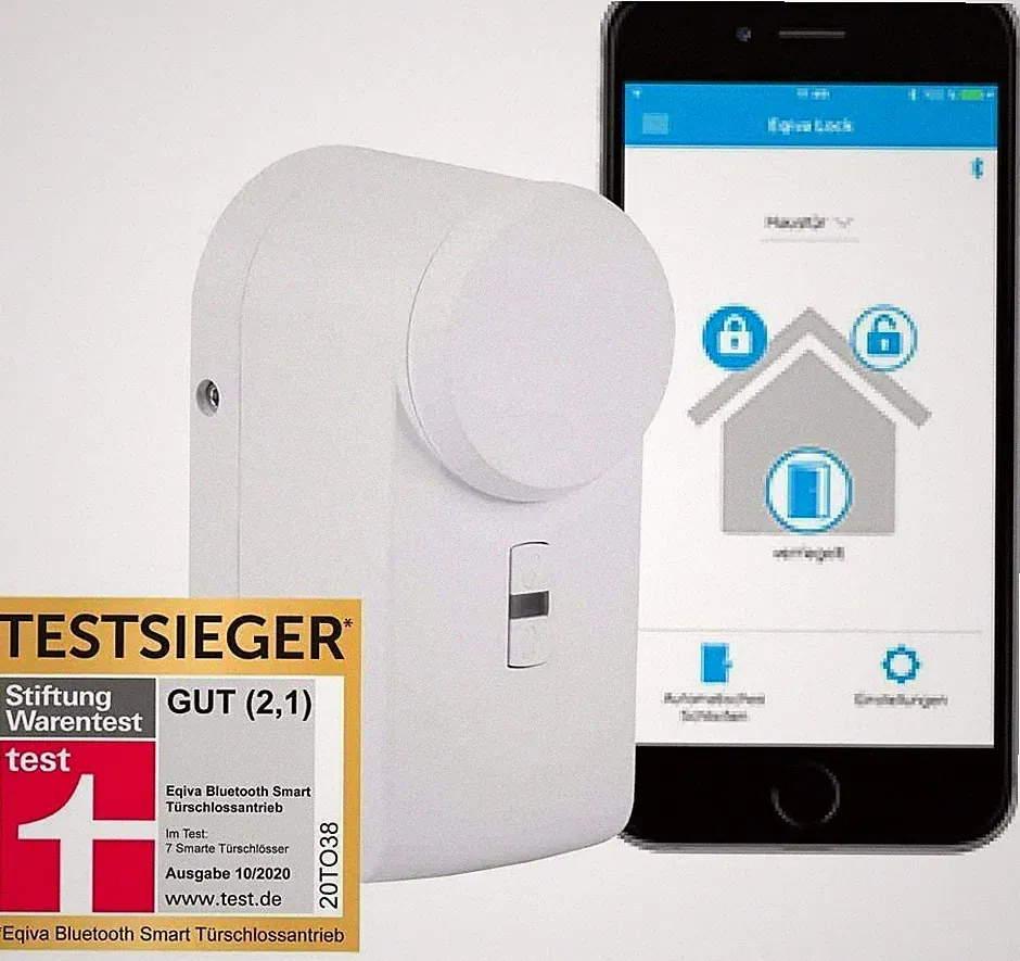 EQIVA Smart Türschlossantrieb Bluetooth Key-BLE 142950A
