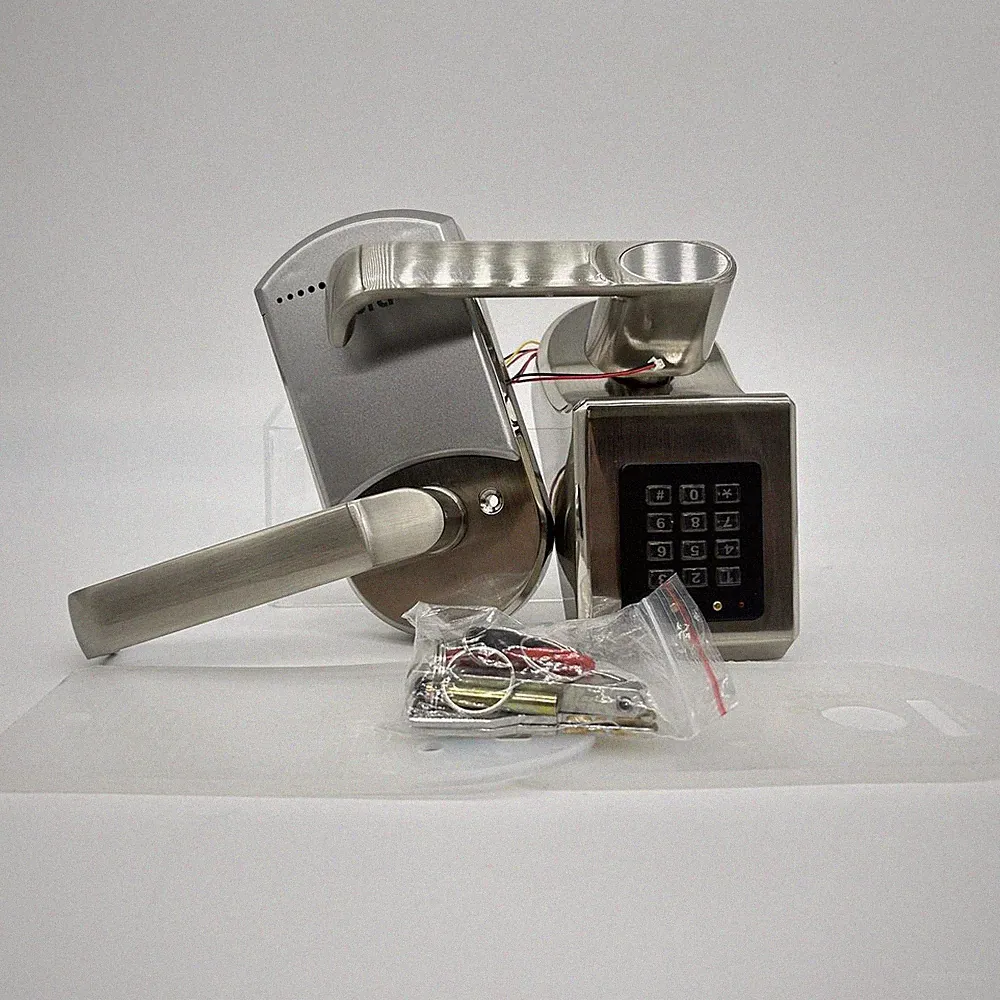 EURA ELH-70B9 Smartes Türschloss mit Griff, Codeschloss, RFID-Näherungsleser, un