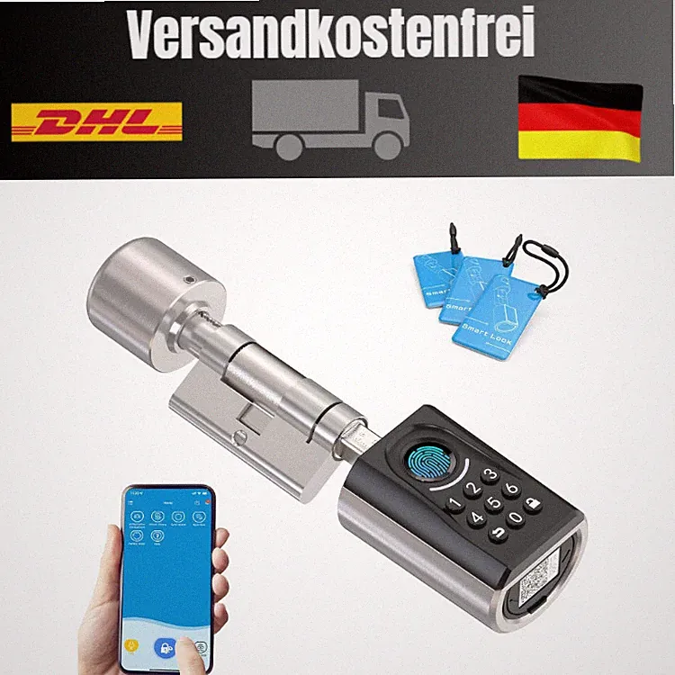 Fingerprint Türschloss mit APP | WiFi-Steuerung | Schutz