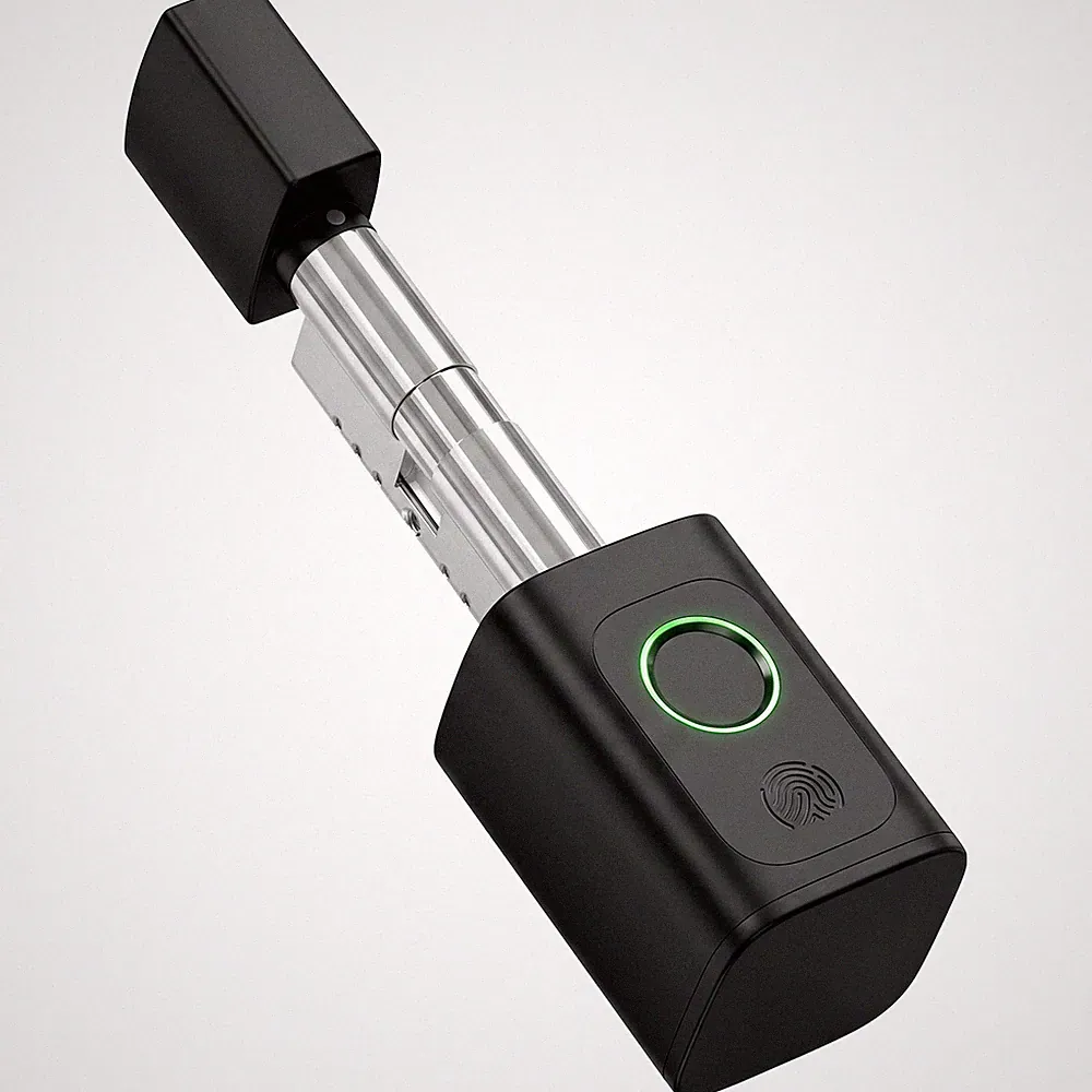 HOMCOM Smart Türzylinder, 5-in-1 (Fingerabdruck/Passcode/APP/NFC/Schlüssel)