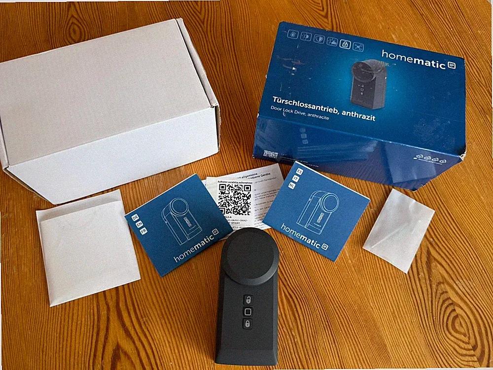Homematic IP Smart Home Türschlossantrieb, anthrazit, HmIP-DLD-A
