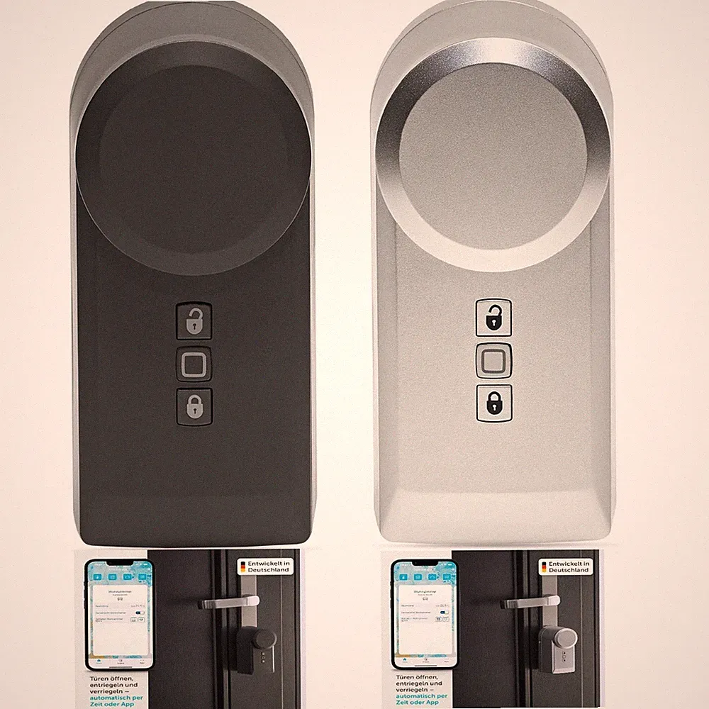 Homematic IP Smart Home Türschlossantrieb, Anthrazit Oder Silber HmIP-DLD-A