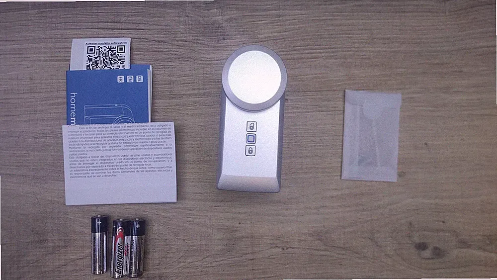 Homematic IP Smart Home Türschlossantrieb HmIP-DLD-S, silber, I38505
