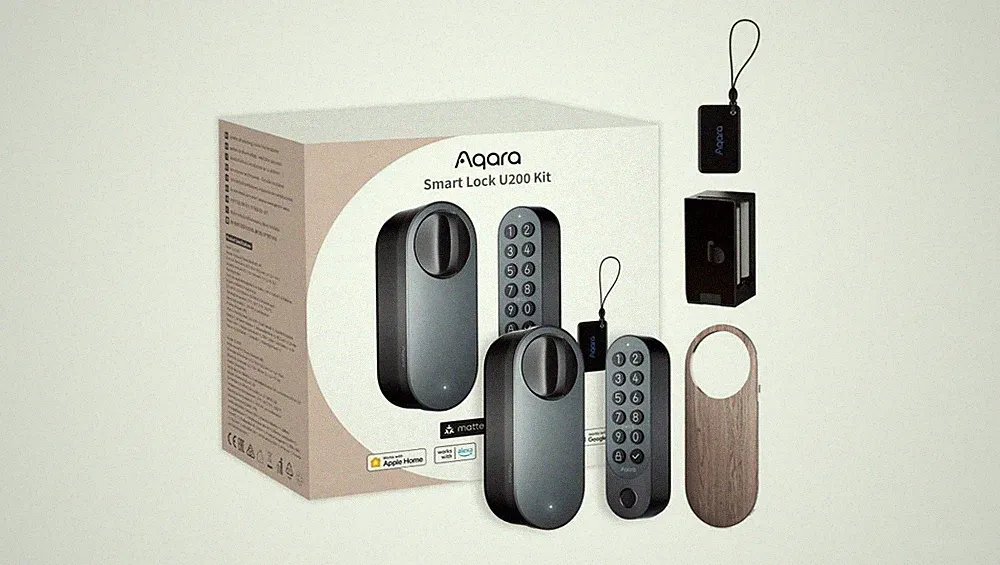 Inteligentny zamek do drzwi HomeKit, Thread, Bluetooth 5.1, NFC Aqara Smart Lock