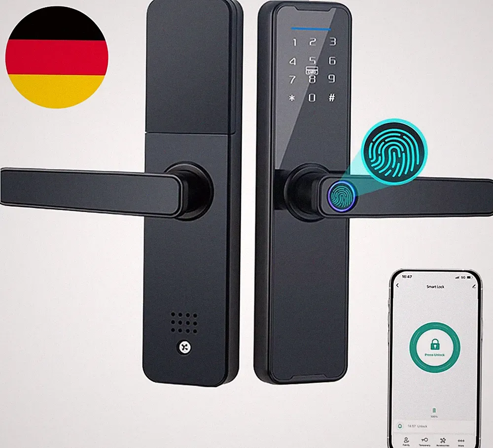 Intelligentes Digitales Türschloss, Türschloss Mit Tastatur Mit Griff, Elektroni