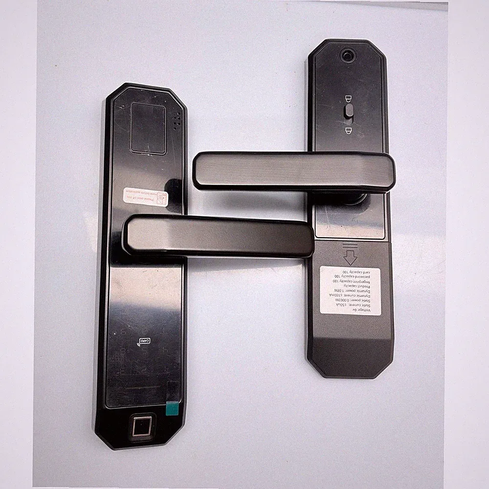 Intelligentes Türschloss Fingerabdruck Touchscreen RFID App-kompatibel schwarz