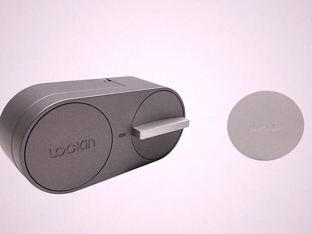 Intelligentes Türschloss LOCKIN Smart Lock G30 silber