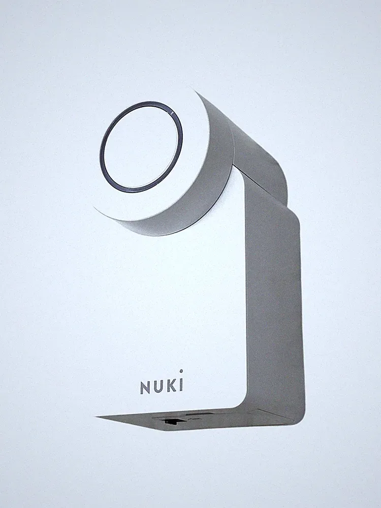 Intelligentes Türschloss Nuki Smart Lock Go Bluetooth Matter weiß