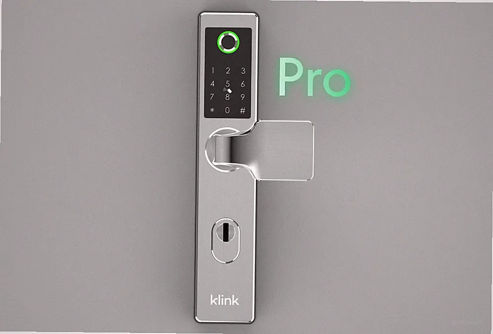 Klink Smart One Pro Smart Türschloss Home Fingerabdruck WLAN RFID App Silber