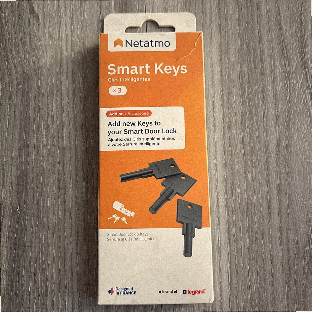 Netatmo 5x Smart Key Schlüssel für Smartes Türschloss 3 Stück + 2 Stück extra