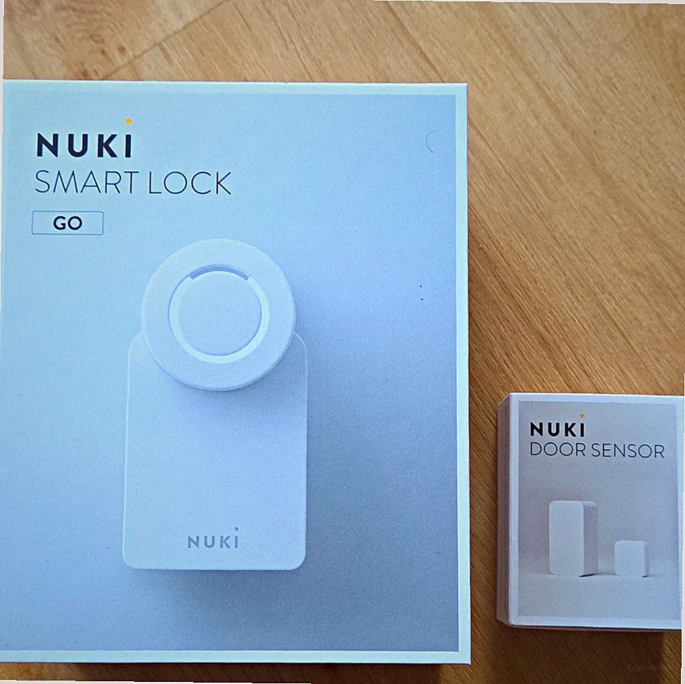 *NEU* Nuki Smart Lock Go + Door Sensor, weiß, Bluetooth/Thread, HomeKit/Google