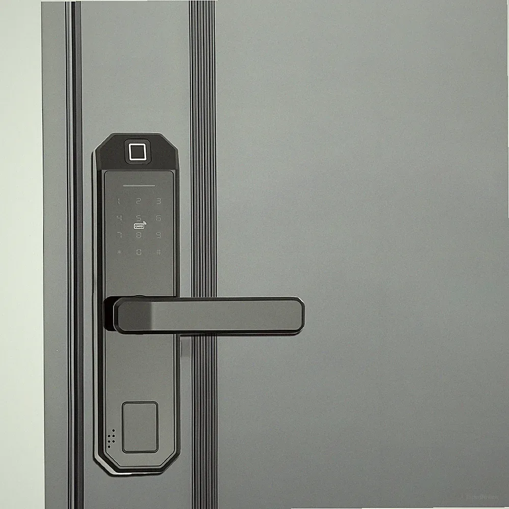 Neu Smart Fingerabdruck Türschloss Elektronisches Intelligentes Fingerprint Lock