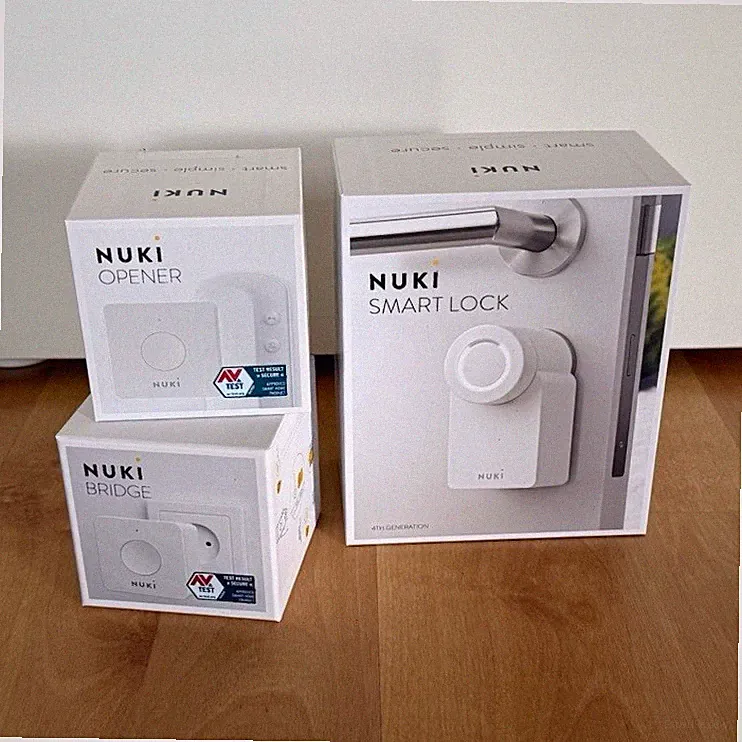 Nuki Komplett-Set in OVP: Smart Lock (4. Gen) + Bridge + Opener | Top-Zustand