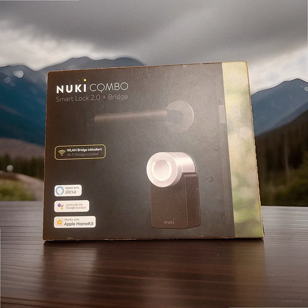 Nuki Smart Lock 2.0 Combo mit Bridge, App-kompatibel, WLAN, Alexa/HomeKit