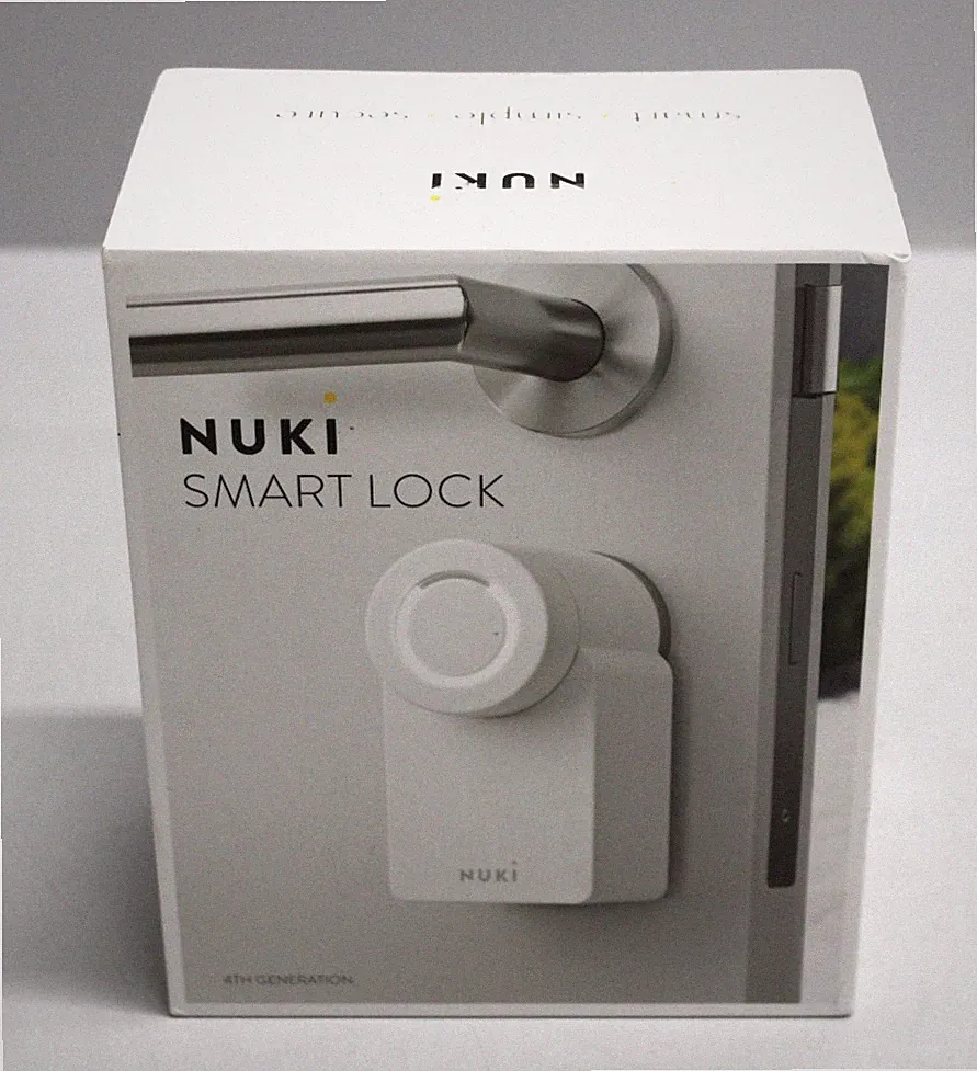 Nuki Smart Lock 4. Gen Matter & Thread kompatibles Smart Home Türschloss, weiß