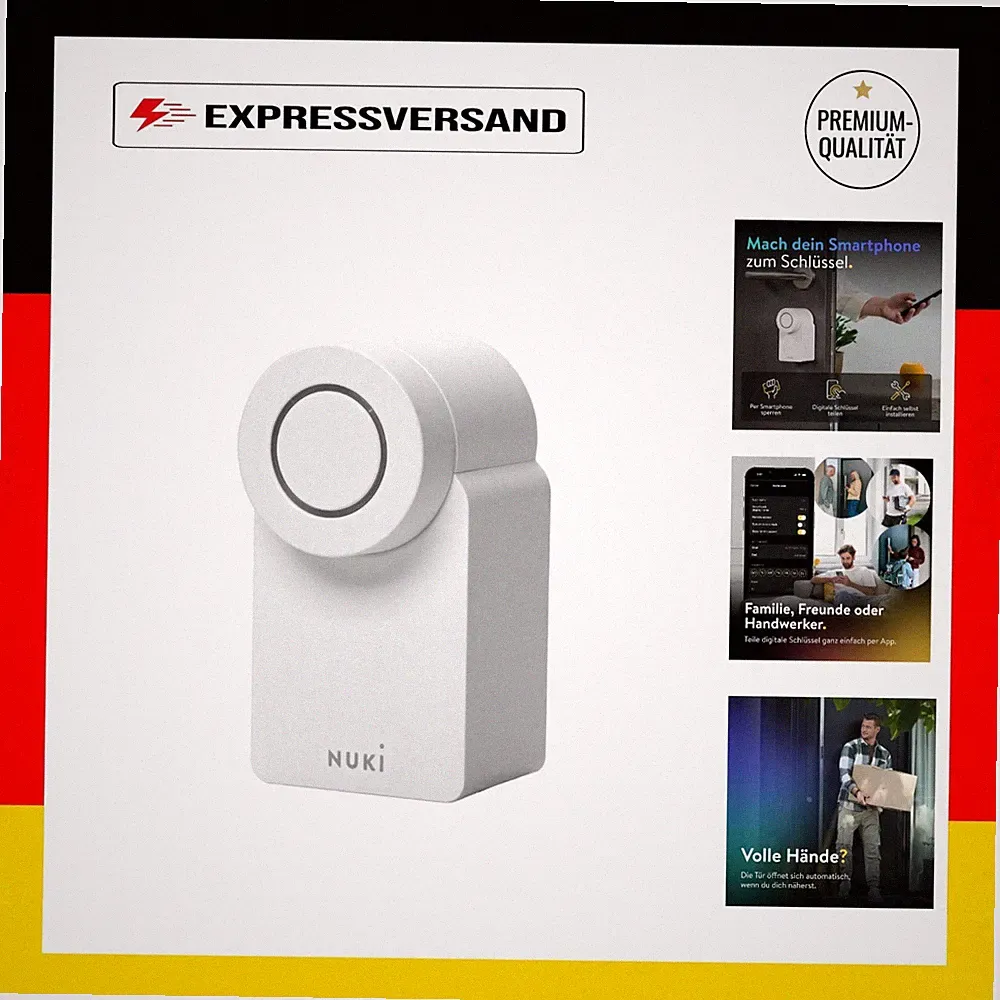 Nuki Smart Lock Go 2025 Smart-Türschloss Bluetooth WLAN Matter