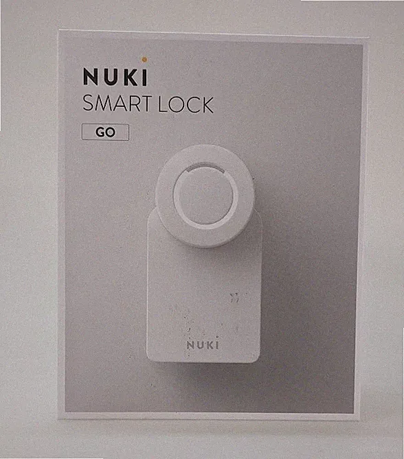 NUKI Smart Lock Go Elektrisches Türschloss für Smartphone Schlüssellos Weiß NEU