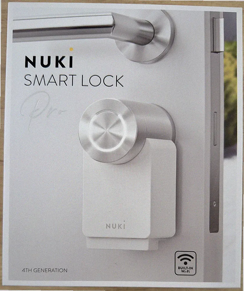 Nuki Smart Lock Pro 4. Gen | Smartes Türschloss mit WLAN und Akkupack weiß