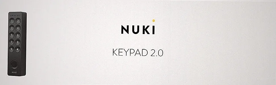 Nuki Tastatur 2 Fingerabdruck & Bluetooth Code Eingabe Smart Türschloss Keypad