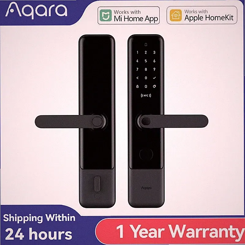 Original Smart Door Lock N200 Fingerprint Bluetooth Password NFC Unlock Remote