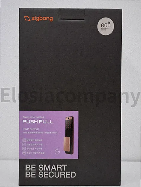 Samsung Zigbang SHP-DP960 Plus Push Pull Smart Türschloss mit RF-Schlüssel