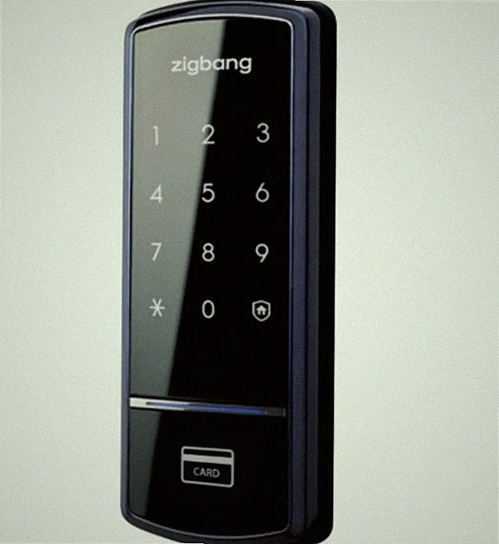 SamSung Zigbang SHS-1321 Slim Touchpad Smart Türschloss mit H Kartenschlüssel...
