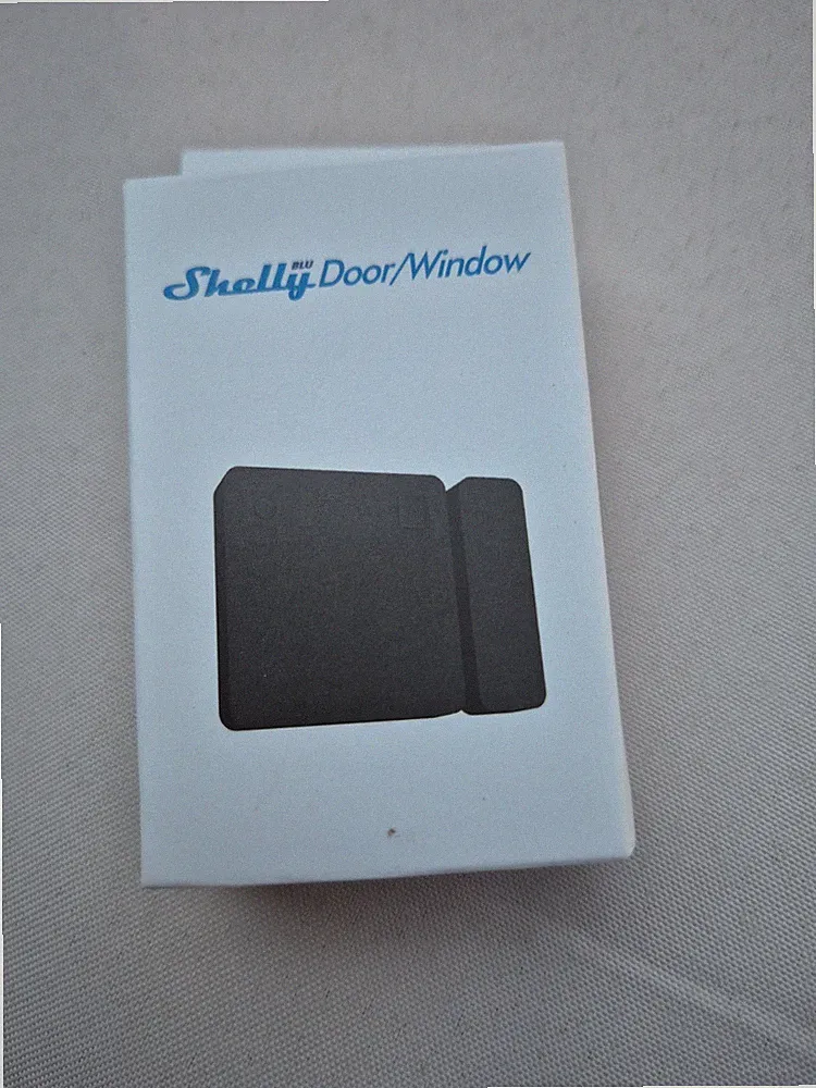 Shelly Blu Tür/Fenster Schwarz Bluetooth Smart Tür- und Fenstersensor mit LUX