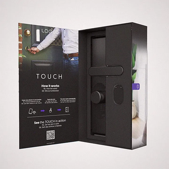 Shelly · "LOQED Touch Smart Lock black" Smartes Türschloss