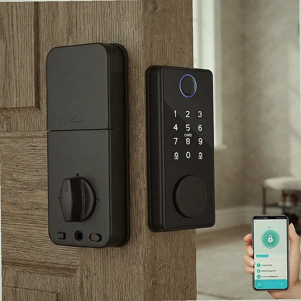 Sicheres Smart Lock mit App-Steuerung & 360° Fingerabdruck für Haus und Vermietung
