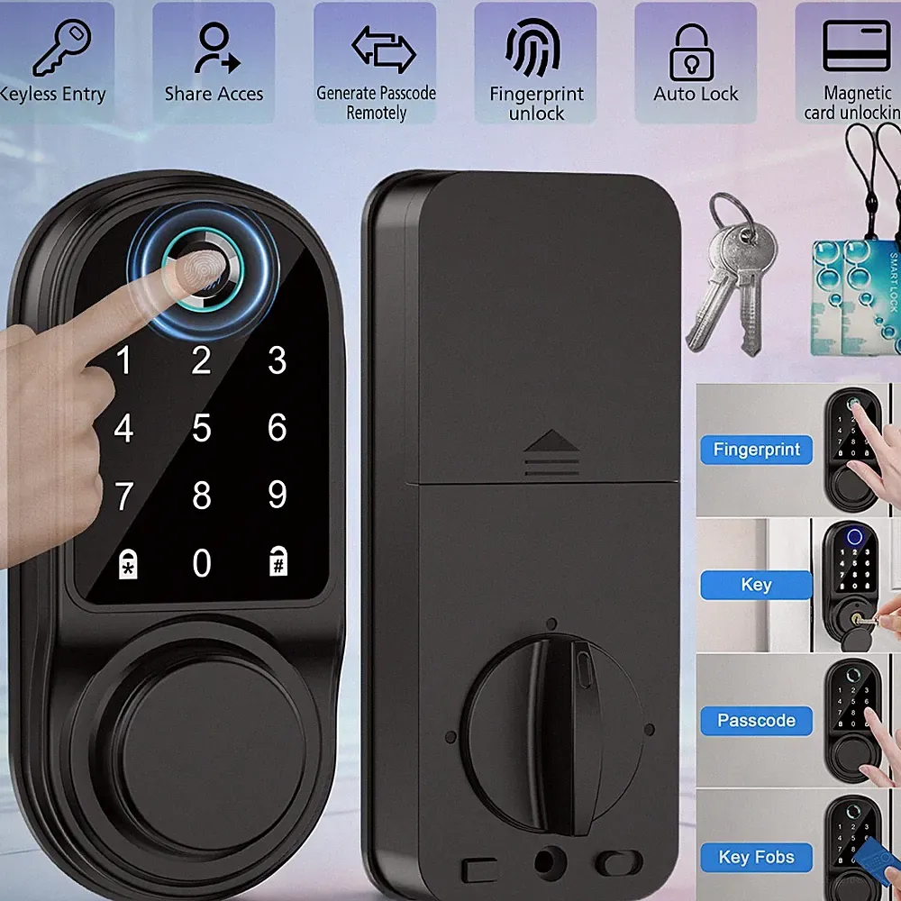 Smart Lock Biometrischer Fingerabdruck Digital Touch Schlüsselloses Schloss