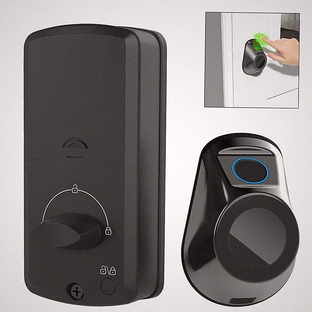 Smart Lock mit Fingerabdruck - Elektronisches Türschloss für Haustür via APP